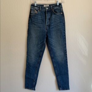 We The Free Women's Dark Blue Straight Leg Jeans